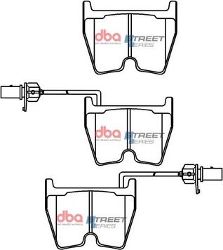 DBA Australia DB15110SS - Set placute frana,frana disc - allinparts.ro