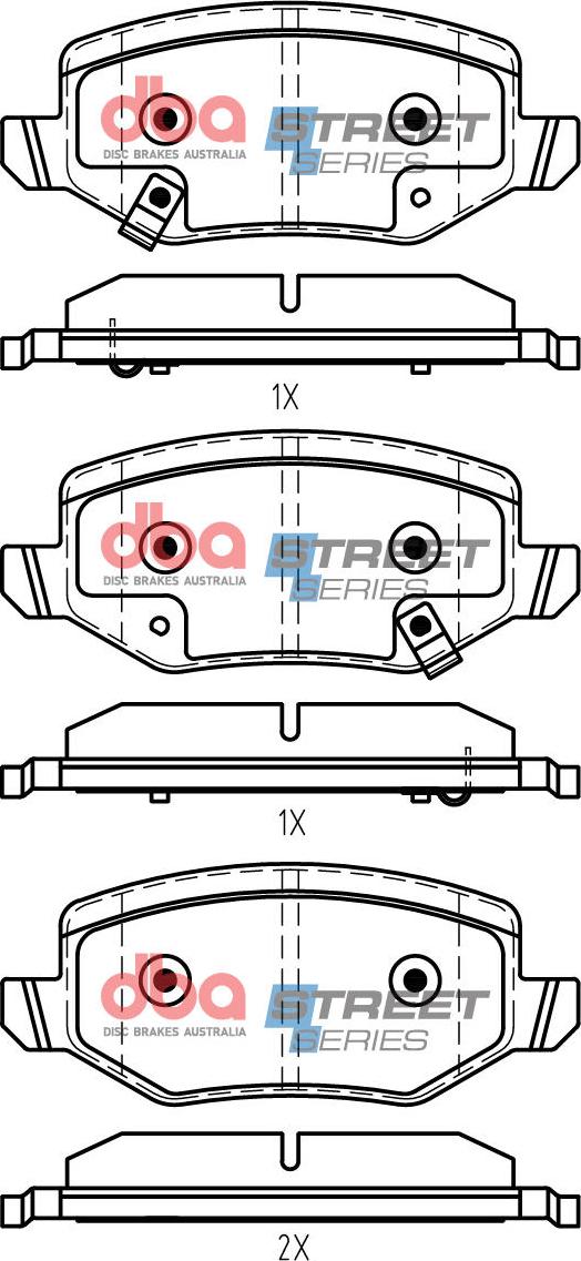 DBA Australia DB15184SS - Set placute frana,frana disc - allinparts.ro