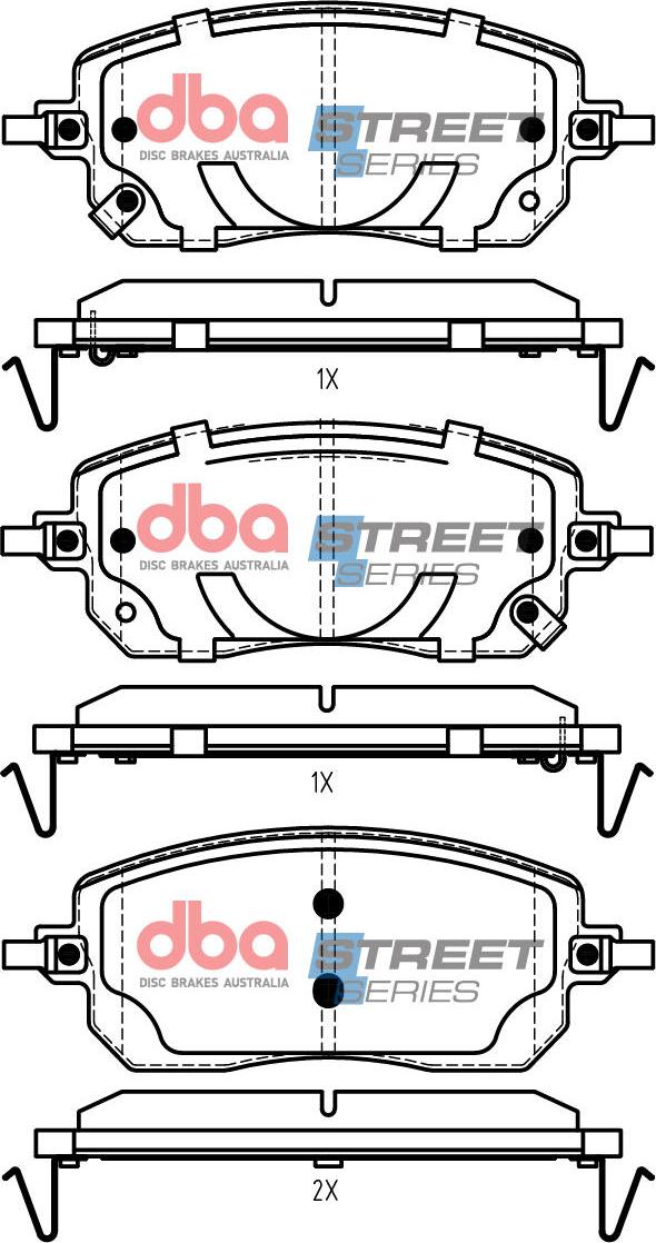 DBA Australia DB15183SS - Set placute frana,frana disc - allinparts.ro