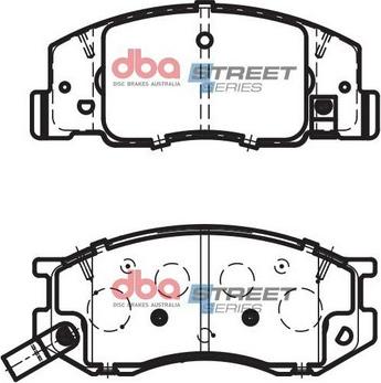 DBA Australia DB1372SS - Set placute frana,frana disc allinparts.ro