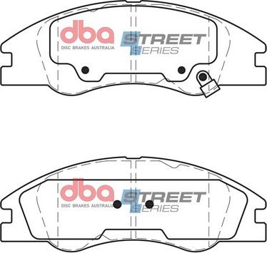 DBA Australia DB1727SS - Set placute frana,frana disc allinparts.ro