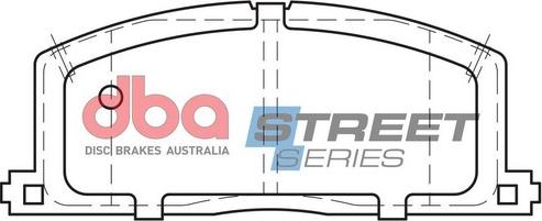 DBA Australia DB308SS - Set placute frana,frana disc allinparts.ro