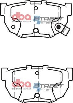 DBA Australia DB325SS - Set placute frana,frana disc - allinparts.ro