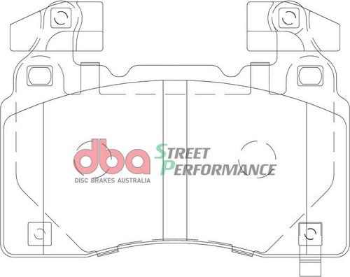 DBA Australia DB2358ASP - Set placute frana de performanta - allinparts.ro