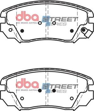 DBA Australia DB2265SS - Set placute frana,frana disc allinparts.ro