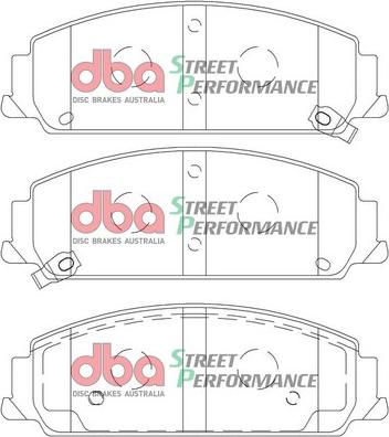 DBA Australia DB2266SP - Set placute frana de performanta allinparts.ro