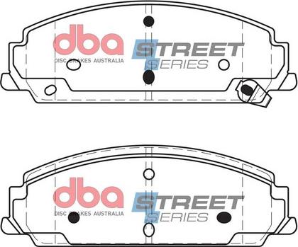 DBA Australia DB2266SS - Set placute frana,frana disc allinparts.ro