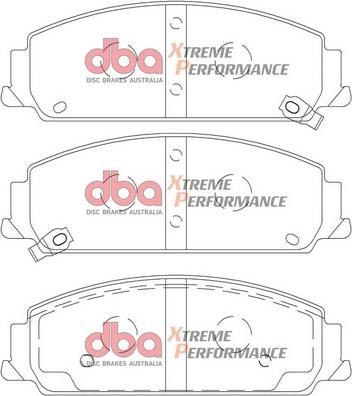 DBA Australia DB2266XP - Set placute frana de performanta allinparts.ro