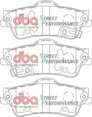 DBA Australia DB2267SP - Set placute frana de performanta allinparts.ro