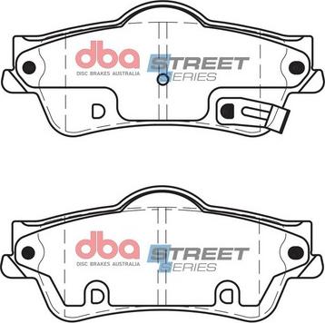DBA Australia DB2267SS - Set placute frana,frana disc allinparts.ro