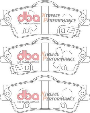 DBA Australia DB2267XP - Set placute frana de performanta allinparts.ro