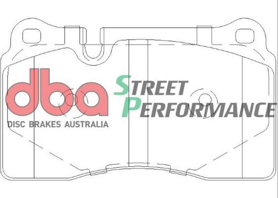 DBA Australia DB2228SP - Set placute frana de performanta allinparts.ro