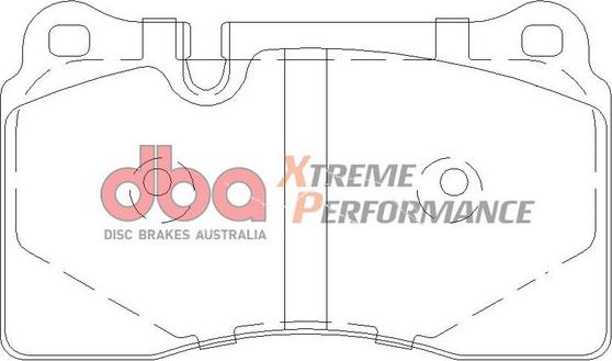 DBA Australia DB2228XP - Set placute frana de performanta allinparts.ro
