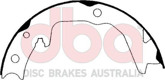 DBA Australia DBAS1770 - Set saboti frana, frana de mana - allinparts.ro