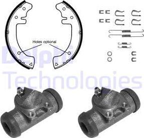 Delphi 613 - Set saboti frana - allinparts.ro