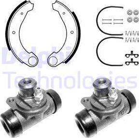 Delphi 683 - Set saboti frana - allinparts.ro