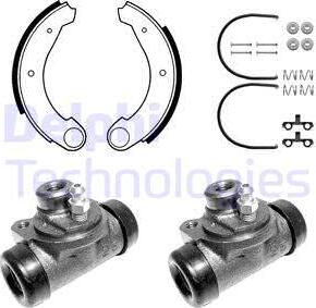 Delphi 639 - Set saboti frana - allinparts.ro