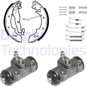 Delphi 638 - Set saboti frana allinparts.ro