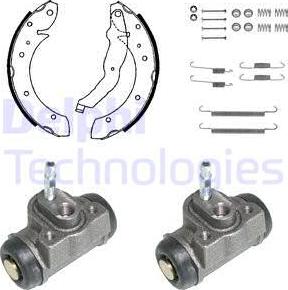 Delphi 856 - Set saboti frana - allinparts.ro