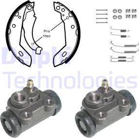 Delphi KP864 - Set saboti frana - allinparts.ro
