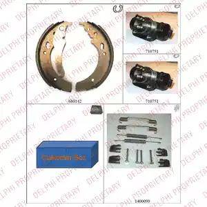 Delphi 752 - Set saboti frana - allinparts.ro
