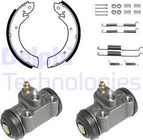 Delphi 789 - Set saboti frana - allinparts.ro