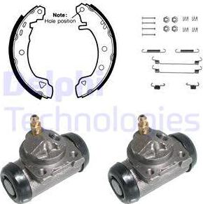 Delphi 771 - Set saboti frana - allinparts.ro