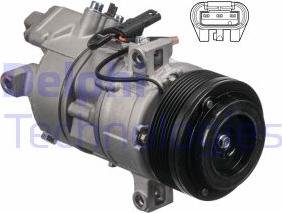 Delphi CS20498 - Compresor, climatizare - allinparts.ro