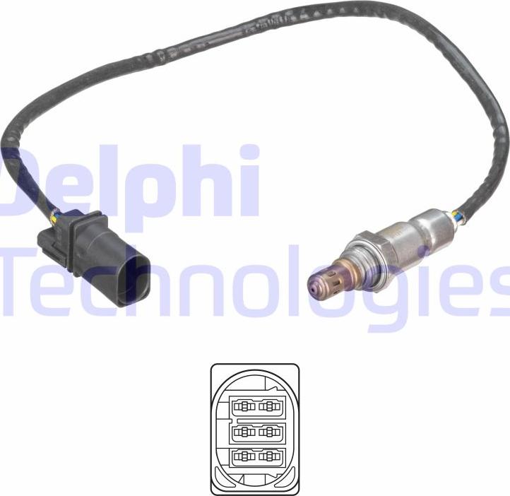 Delphi ES21246-12B1 - Sonda Lambda allinparts.ro