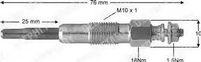 Delphi HDS375 - Bujie incandescenta - allinparts.ro
