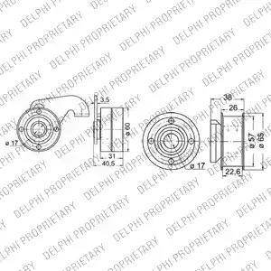 Delphi KDB145 - Set curea de distributie - allinparts.ro