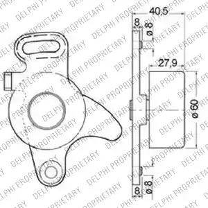Delphi KDB133 - Set curea de distributie allinparts.ro