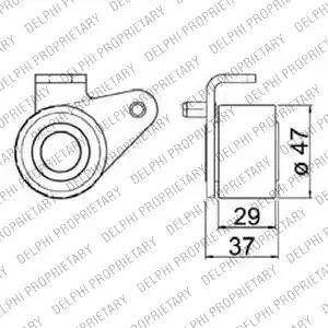 Delphi KDB178 - Set curea de distributie allinparts.ro