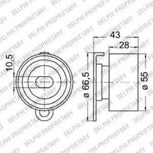 Delphi KDB238 - Set curea de distributie allinparts.ro