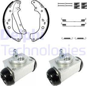 Delphi KP1123 - Set saboti frana - allinparts.ro