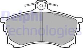 Delphi LP992 - Set placute frana,frana disc allinparts.ro