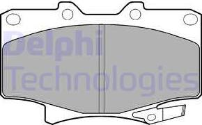 Delphi LP962 - Set placute frana,frana disc allinparts.ro