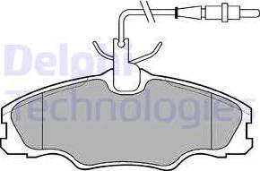 Delphi LP985 - Set placute frana,frana disc allinparts.ro