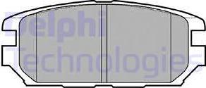 Delphi LP921 - Set placute frana,frana disc allinparts.ro