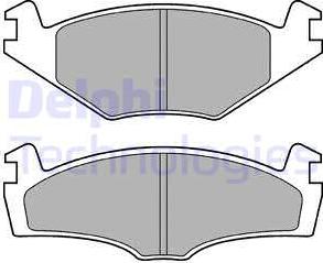 Delphi LP979 - Set placute frana,frana disc allinparts.ro