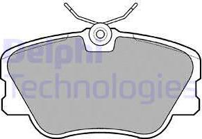 Delphi LP499 - Set placute frana,frana disc allinparts.ro