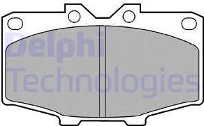Delphi LP448 - Set placute frana,frana disc allinparts.ro