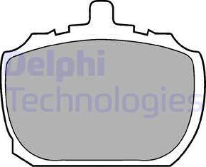 Delphi LP45 - Set placute frana,frana disc allinparts.ro