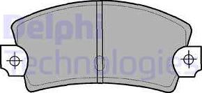 Delphi LP464 - Set placute frana,frana disc allinparts.ro