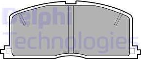 Delphi LP460 - Set placute frana,frana disc allinparts.ro