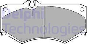 Delphi LP468 - Set placute frana,frana disc allinparts.ro