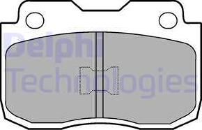 Delphi LP463 - Set placute frana,frana disc - allinparts.ro