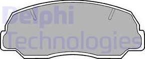 Delphi LP400 - Set placute frana,frana disc allinparts.ro