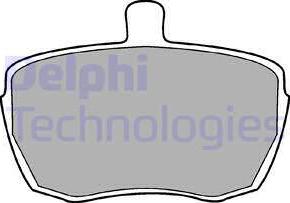 Delphi LP41 - Set placute frana,frana disc allinparts.ro