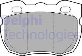 Delphi LP481 - Set placute frana,frana disc allinparts.ro